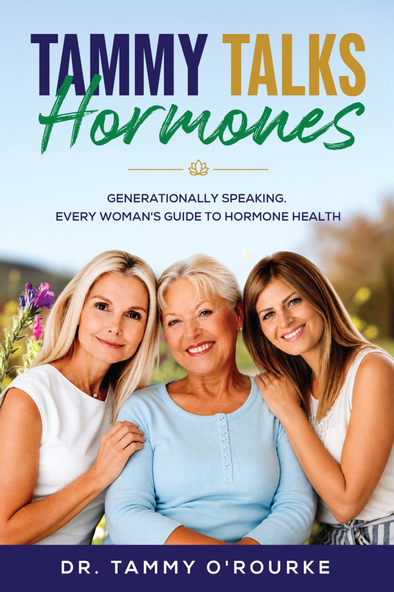Tammy Talks Hormones book cover by Dr. Tammy O’Rourke