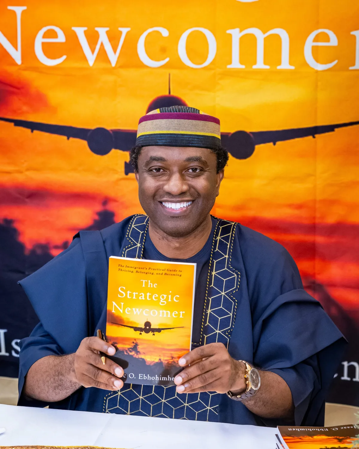 Isaac O. Ebhohimhen with The Strategic Newcomer